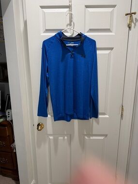Under Armour Men's Long Sleeve Quarter-Zip Pullover - Royal Blue